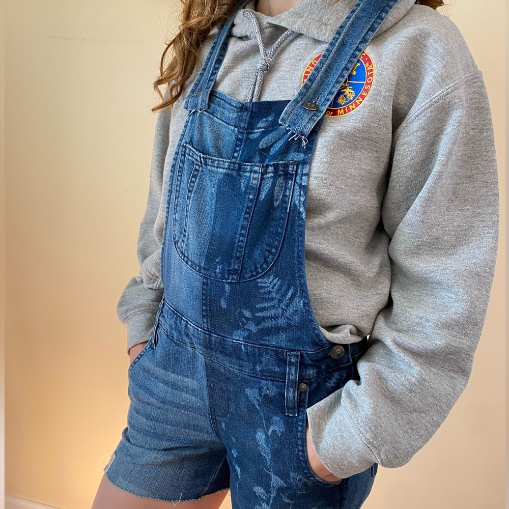 One of a Kind Denim Shortalls